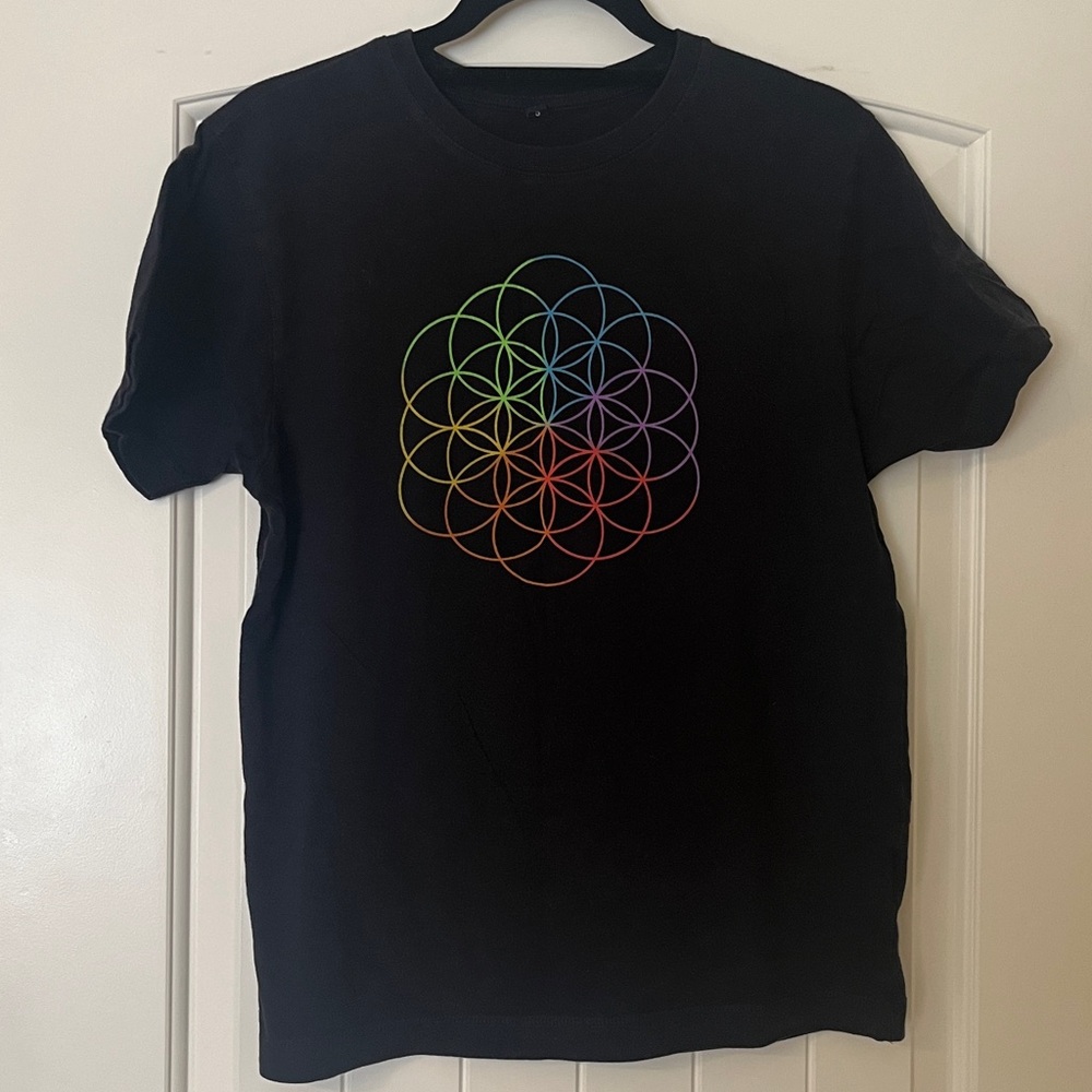 Coldplay 2016 European World Tour A Head Full of Dreams Concert Tee